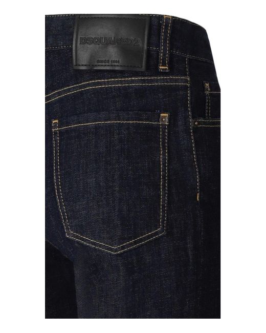 DSquared² Boston Dark Blue Jeans