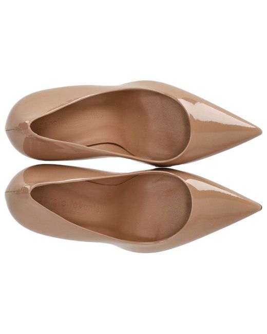 Sergio Levantesi Brown Donna Nude Pump