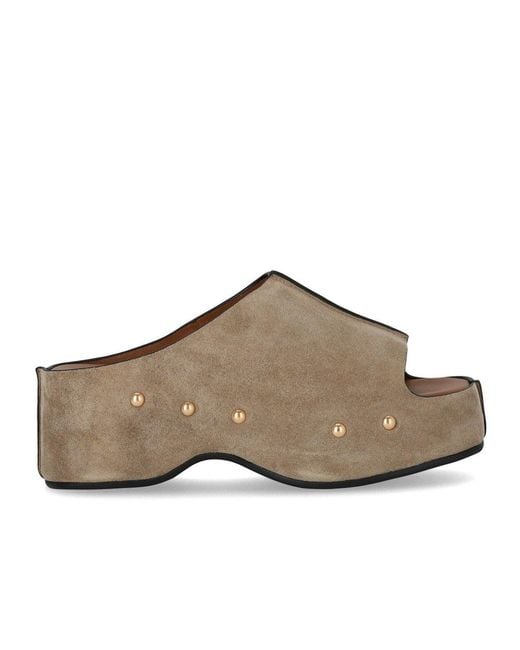 MISS OLIVIA Brown Carola Taupe Mule
