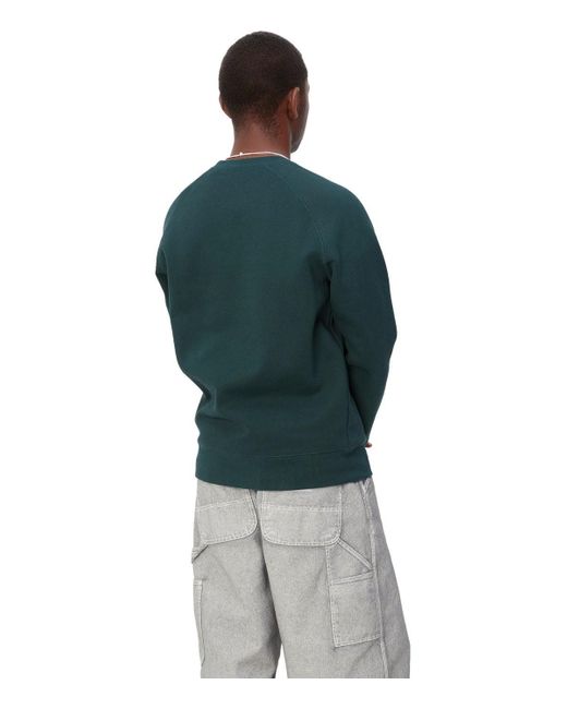 Carhartt Chase es sweatshirt in Green für Herren