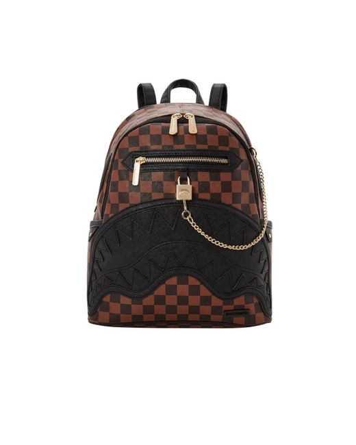 Sprayground Henny Sip Lock Savage Black Backpack in Brown Lyst UK