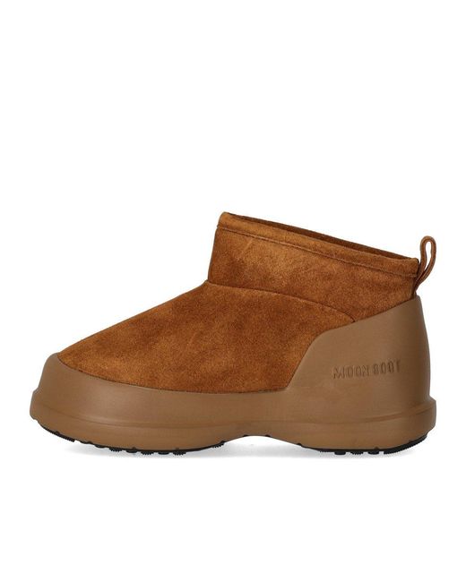Moon Boot Brown Luna Low Cognac Ankle Boot