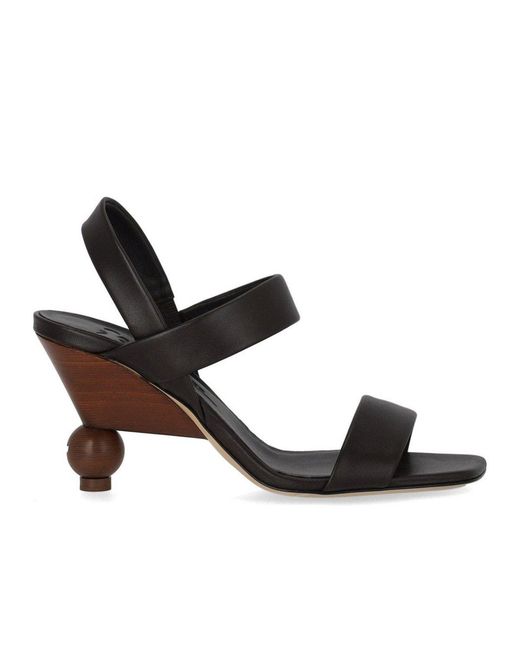 Weekend by Maxmara Black Affetto Ebony Heeled Sandal