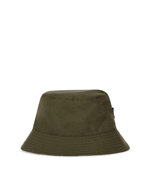 Barbour Green Hutton Reversible Bucket Hat for men