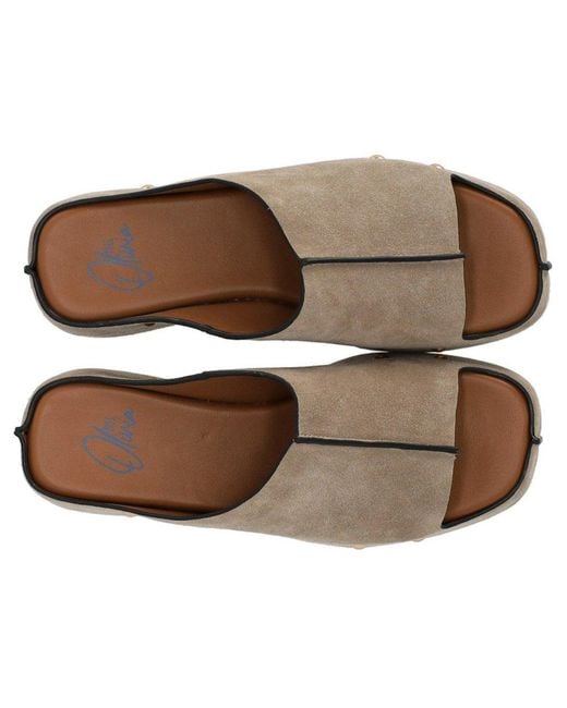MISS OLIVIA Brown Carola Taupe Mule