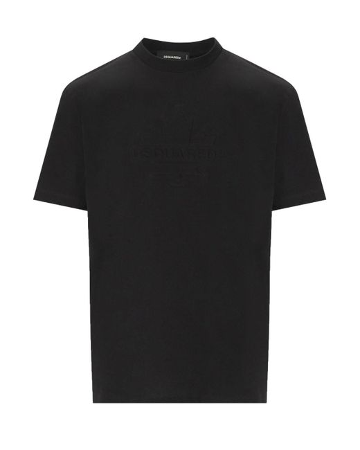T-shirt regular fit DSquared² pour homme en coloris Black