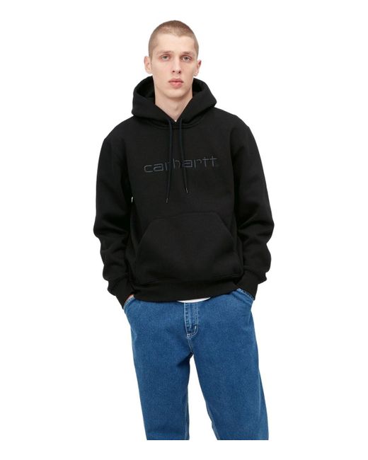 Carhartt Logo hoodie in Black für Herren