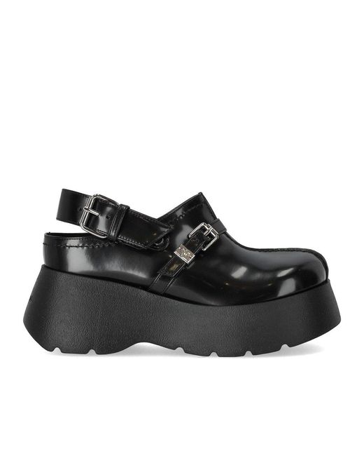 Ganni Black Platform Clog