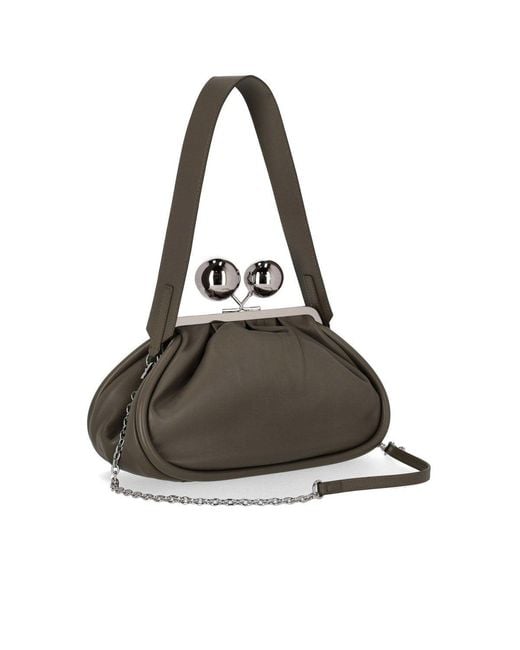Weekend by Maxmara Brown Pasticcino Milvanew Medium Mud Clutch