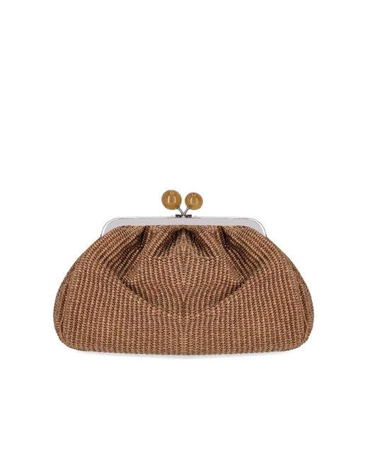 Weekend by Maxmara Pasticcino Fortuna Medium Clutch in het Brown