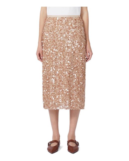 Weekend by Maxmara Natural Occhio Midi Skirt