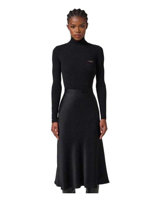 Abito Dolcevita di Elisabetta Franchi in Black
