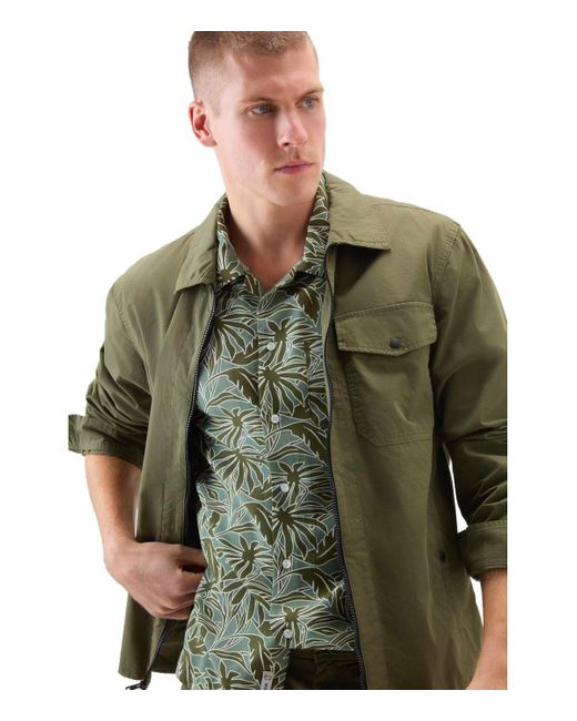 Woolrich Lake Olive Overhemd-stijl Jas in het Green voor heren