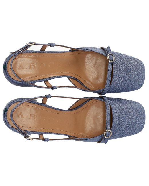 A.Bocca Blue Smoky Slingback Pump