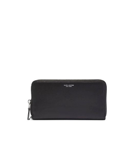 Marc Jacobs Black The Slim 84 Continental Wallet