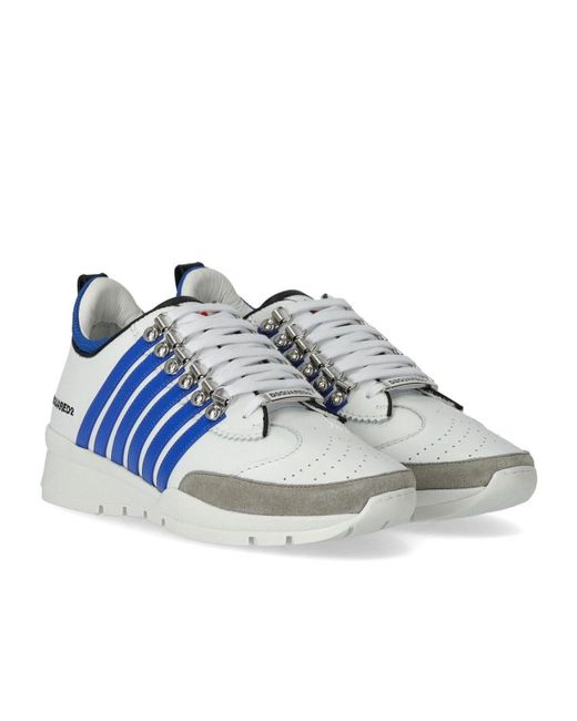 DSquared² Legendary White Blue Sneaker for men