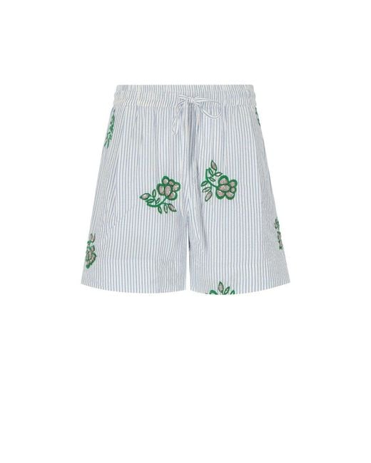 Essentiel Antwerp Blue Juste Slight Shorts