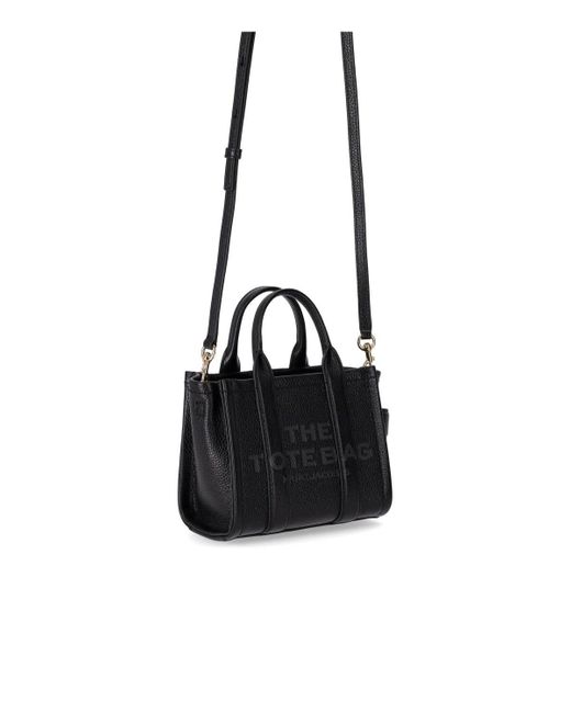 Marc Jacobs Black The Leather Crossbody Tote Bag