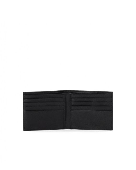 Emporio Armani Black Wallet With Logo for men