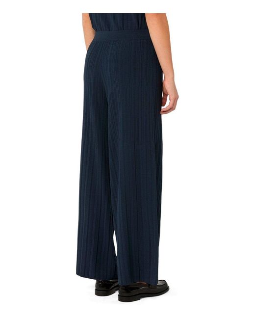 Weekend by Maxmara Blue Garza Trousers
