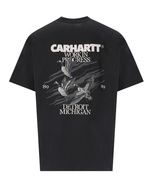 Carhartt Black S/s Ducks T-shirt for men