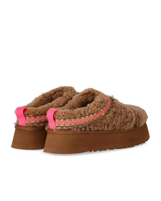 Ugg Brown Tazz braid hardwood slipper