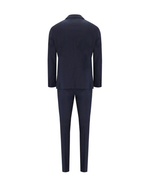 Manuel Ritz Dark Blue Single-breasted Suit for men