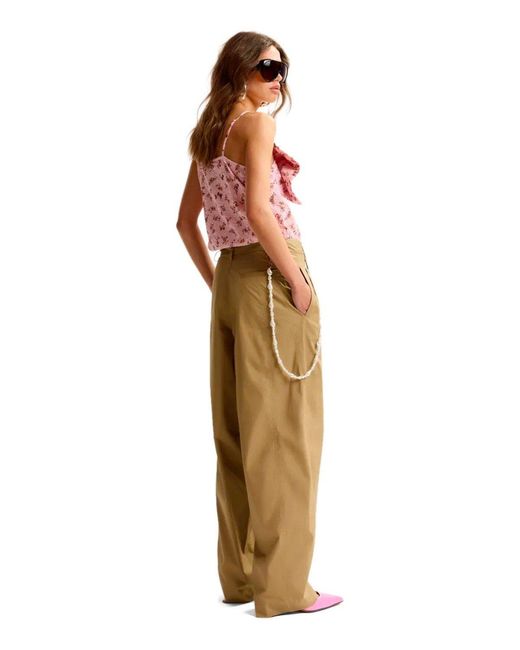 Essentiel Antwerp Natural Jesuis Barrel Fit Pants
