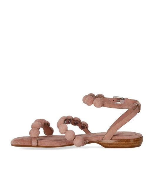 Ash Brown Regy Flat Sandal