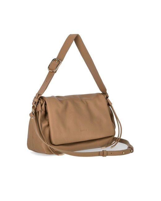 Marella Brown West Camel Shoulder Bag