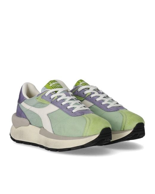 Diadora Green Mercury Elite Faded Violet Sneaker