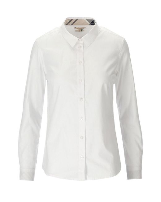 Camisa derwent blanca Barbour de color White