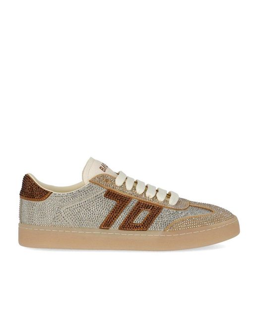 Back70 Brown Glam Strass Shiny Sneaker