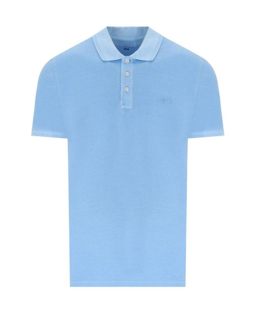 Woolrich Mackinack E Polo Shirt in het Blue voor heren