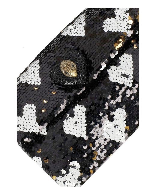 Kurt Geiger Black Kensington Sequin Love Shoulder Bag