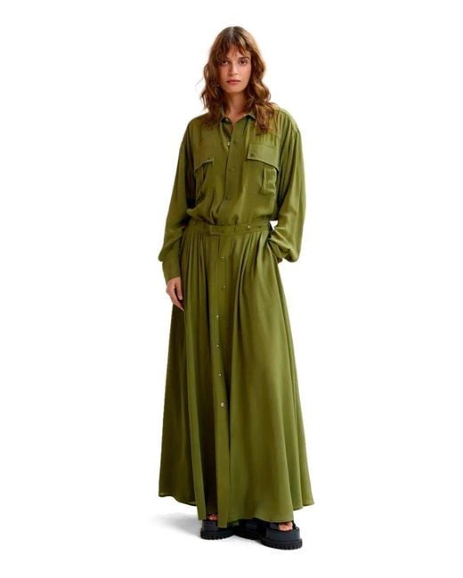 Essentiel Antwerp Green Jebba Jumpsuit Dress