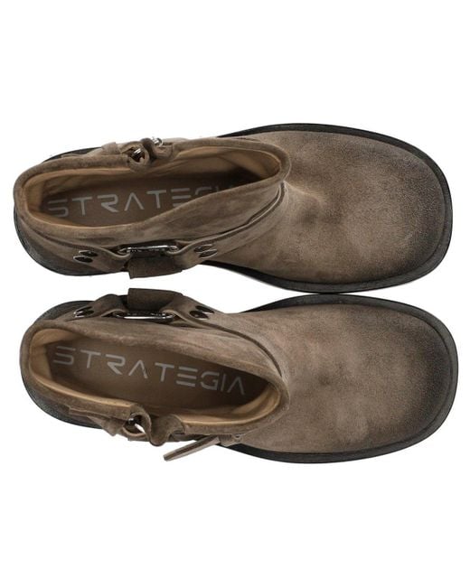 Stivaletto Biker di Strategia in Brown
