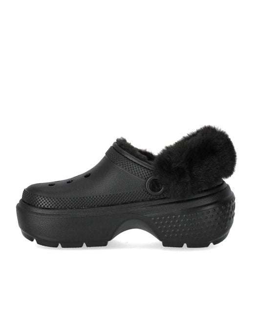 CROCSTM Stomp Lined E Clog in het Black