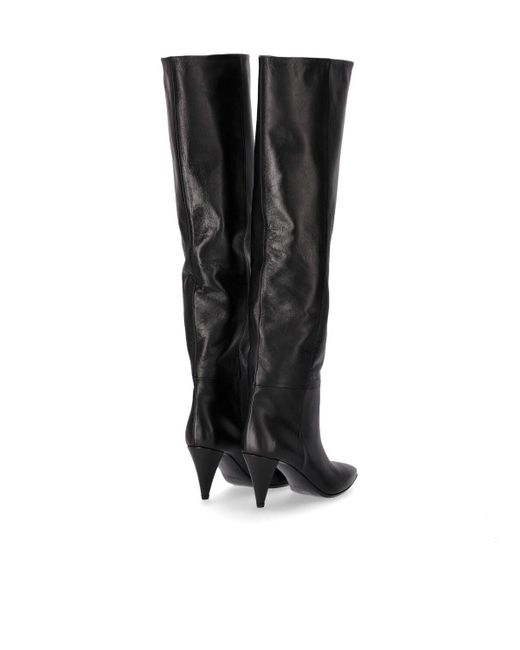 Strategia Black Scout Heeled High Boot