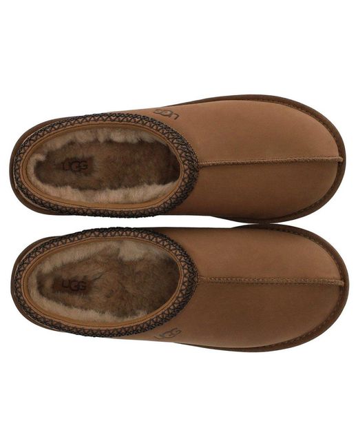 Ugg Brown Tasman Ii Nubuck Dark Chestnut Slipper for men