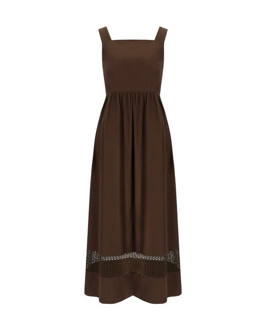 Weekend by Maxmara Brown Gola Chocolate Dress