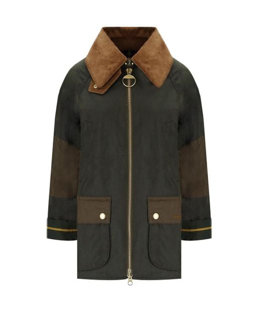 Barbour Green Allerston wax olivee jacke