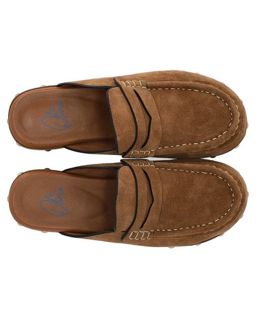 MISS OLIVIA Brown Noemi Suede Sigar Clog
