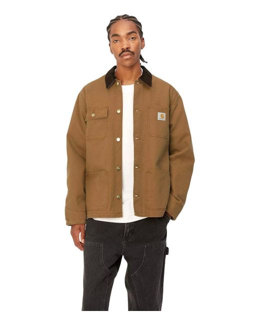Carhartt Brown Michigan Summer Hamilton Jacket for men