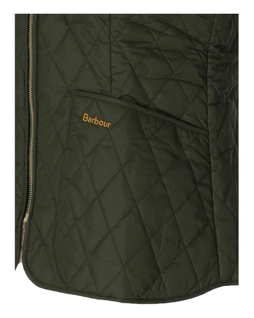 Barbour Green Markenfield Olivgrüne Wendeweste