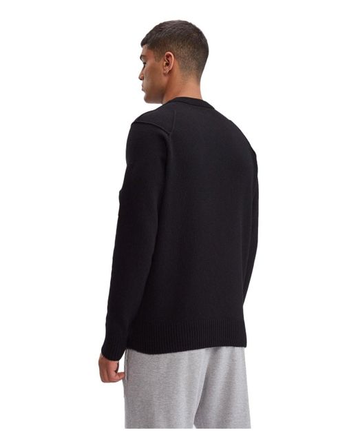 Maglione girocollo di C P Company in Black da Uomo