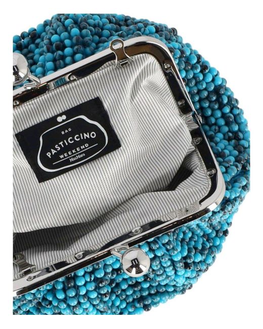 Weekend by Maxmara Blue Pasticcino Eschimo Small Clutch