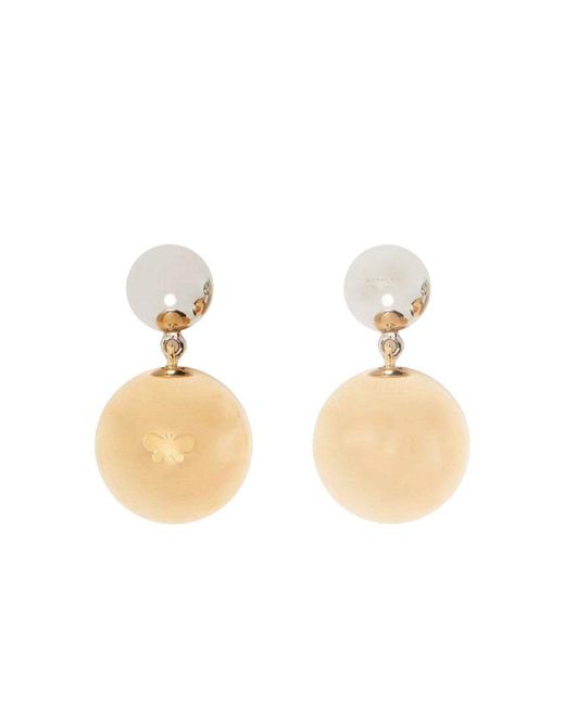 Weekend by Maxmara Metallic Ovatte Bicolor Earrings