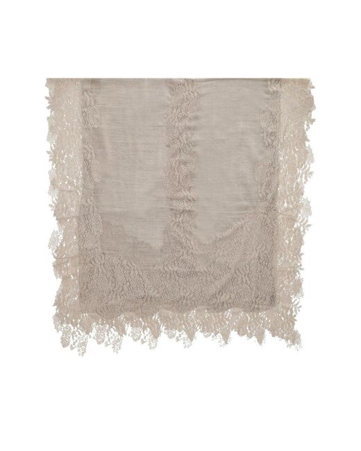 PAHIESA FORMENTERA Natural Ecru Scarf