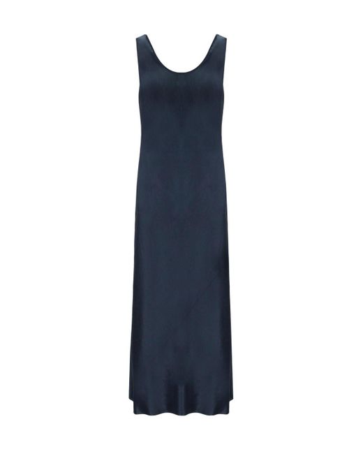 Max Mara Mm Talete Midi Jurk in het Blue